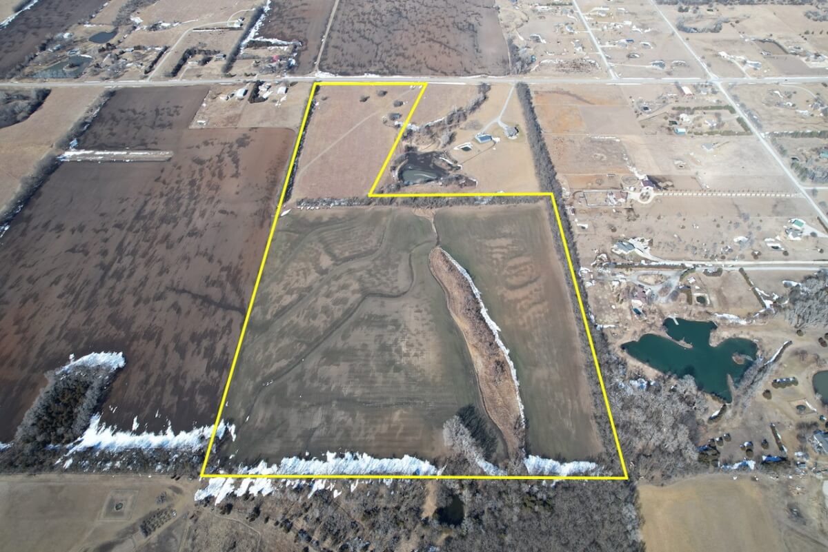 59.5 Acres Southwest Butler County, Kansas Land By Douglass Sundgren