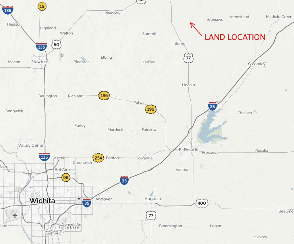 Marion County Kansas Land For Sale Near Burns Sundgren Realty Inc