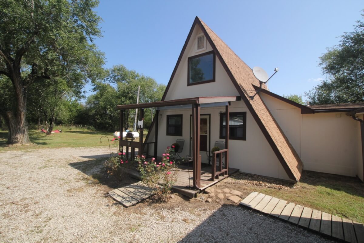 AFrame Hunting Cabin & LandGreenwood County Kansas Sundgren Realty Inc